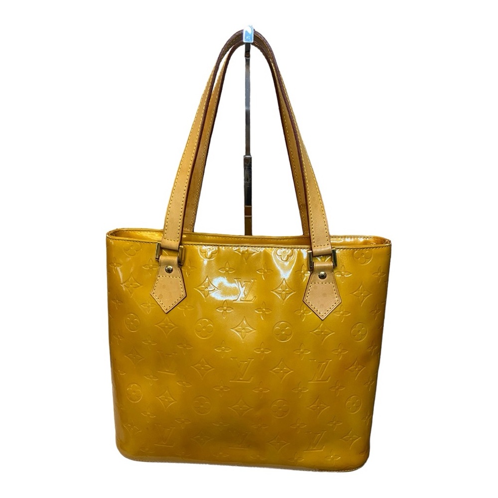 Louis Vuitton Beige Monogram Vernis Leather Houston Bag - Picture 3 of 12